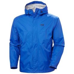 Kurtka wodoodporna Helly Hansen Loke. Niebieskie kurtki męskie Helly Hansen, l, bez wzorów, sportowe, bez kaptura. Za 496.50 zł.