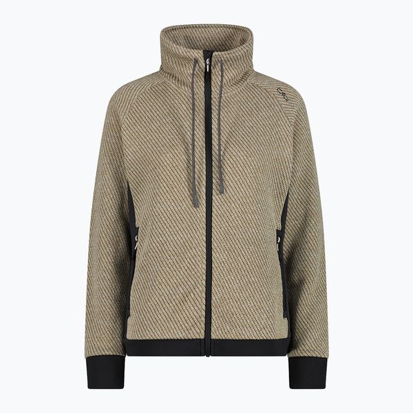 Francuska damska bluza dresowa z polaru CMP. Brązowe bluzy damskie CMP, l, bez wzorów, z dresówki, sportowe, bez ramiączek, bez kaptura. Za 315.85 zł.