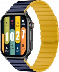 Smartwatch Kieslect KS Pro Czarno-żółty (YFT2064EU). Czarne zegarki smartwatch KIESLECT, bez wzorów. Za 279.43 zł.