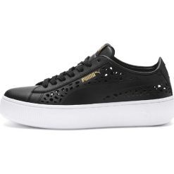 Puma Vikky Tenisówki Czarny. Czarne trampki i tenisówki damskie Puma, bez wzorów, z materiału, bez zapięcia. Za 326.95 zł.
