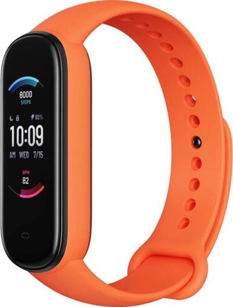 Smartband Amazfit Band 5 Pomarańczowy. Brązowe smartbandy Amazfit. Za 61.95 zł.