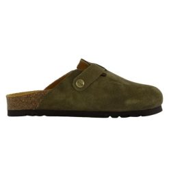Klapki turystyczne damskie Scholl Fae. Zielone klapki damskie Scholl, na wiosnę, bez wzorów, z materiału, eleganckie, bez obcasa, bez zapięcia. Za 254.24 zł.