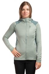 Bluza trekkingowa damska Birger Hoodie. Zielone bluzy damskie Viking, s, bez wzorów, z elastanu, bez ramiączek, z kapturem. Za 349.99 zł.