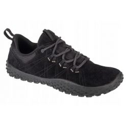 Trampki Męskie Skóra Wrapt. Czarne trampki męskie Merrell, bez wzorów, ze skóry, bez zapięcia. Za 656.99 zł.