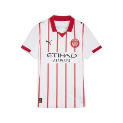 Damska koszulka domowa Girona FC 25/26 PUMA. Białe bluzki damskie Puma, l, bez wzorów, klasyczne, bez kołnierzyka, bez ramiączek. Za 429.00 zł.