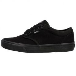 Buty do chodzenia męskie Vans Atwood. Czarne buty sportowe męskie Vans, bez wzorów, z gumy, bez zapięcia, trekkingowe. Za 456.00 zł.