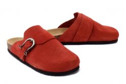 DR. BRINKMANN 600086-62 orange, klapki damskie. Brązowe klapki damskie Dr. Brinkmann, bez wzorów, ze skóry, bez obcasa, bez zapięcia. Za 269.90 zł.