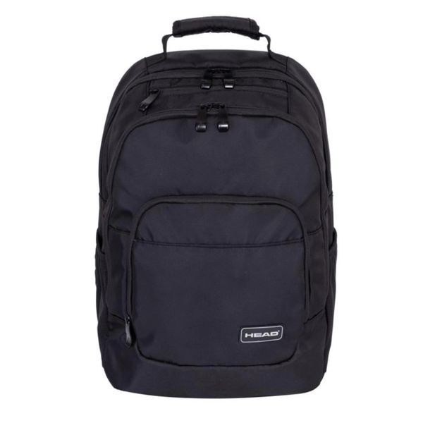 Plecak HEAD BLACK, AB400. Czarne plecaki męskie Head, bez wzorów, z materiału, retro. Za 119.99 zł.