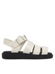 Calvin Klein Jeans Sandały Sq Molded Sdl Fisherman Mg Wn YW0YW01700 Écru. Sandały damskie Calvin Klein Jeans, bez wzorów, z jeansu, bez obcasa, na płaskiej podeszwie, bez zapięcia. Za 259.99 zł.