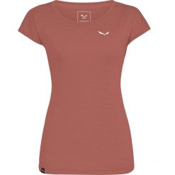 Koszulka trekkingowa damska Puez Melange Dry Ss Tee Women. Czerwone koszulki sportowe damskie Salewa, m, bez wzorów, bez ramiączek. Za 169.99 zł.