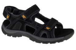 Sandały męskie, Giles Oxfors Sandal. Czarne sandały męskie CATERPILLAR, bez wzorów, z materiału, sportowe, bez zapięcia. Za 437.00 zł.