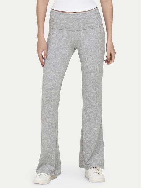 ONLY Legginsy Glamour 15339771 Szary Slim Fit. Szare legginsy damskie ONLY, bez wzorów, z syntetyku. Za 59.99 zł.