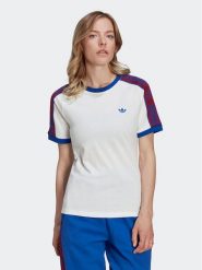 Adidas T-Shirt Tape HL9172 Biały Regular Fit. Białe t-shirty damskie Adidas, bez wzorów, z bawełny, bez kołnierzyka, bez ramiączek. Za 139.99 zł.