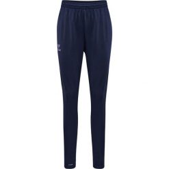 Spodnie damskie do Joggingu Hummel HmlStaltic. Fioletowe spodnie dresowe damskie Hummel, bez wzorów, z dresówki, sportowe, do biegania. Za 168.00 zł.