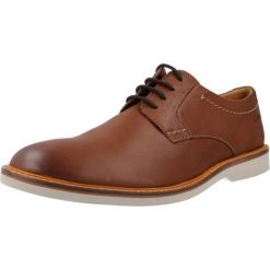 Buty CLARKS ATTICUS LTLACE Brązowy. Brązowe buty zimowe męskie Clarks, bez wzorów, ze skóry, bez obcasa, bez zapięcia. Za 368.99 zł.