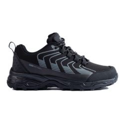 Buty trekkingowe damskie DK Softshell czarne. Czarne obuwie trekkingowe damskie z materiału, bez zapięcia. Za 246.94 zł.