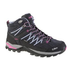 Buty trekkingowe damskie, CMP Rigel Mid. Czerwone obuwie trekkingowe damskie CMP, z gumy, bez zapięcia. Za 399.99 zł.