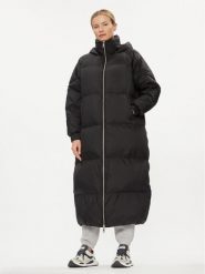 Tommy Hilfiger Płaszcz zimowy Modern WW0WW38918 Czarny Regular Fit. Czarne płaszcze damskie Tommy Hilfiger, na zimę, m, bez wzorów, z syntetyku, bez kołnierzyka, bez kaptura. Za 1,259.00 zł.