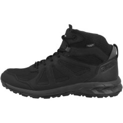 Buty trekkingowe męskie Jack Wolfskin Woodland 2 Texapore Mid. Czarne trekkingi męskie Jack Wolfskin, z materiału, bez zapięcia. Za 389.99 zł.