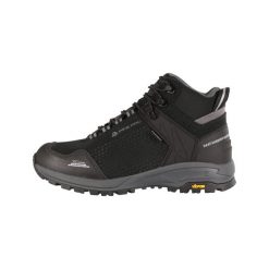 Buty trekkingowe unisex Alpine Pro Erahe Vibram. Czarne buty zimowe męskie Alpine Pro, bez wzorów, bez obcasa, bez zapięcia. Za 499.00 zł.