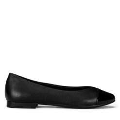 Baleriny Lasocki. Czarne balerinki damskie Lasocki, bez wzorów, bez obcasa, bez zapięcia. Za 149.99 zł.