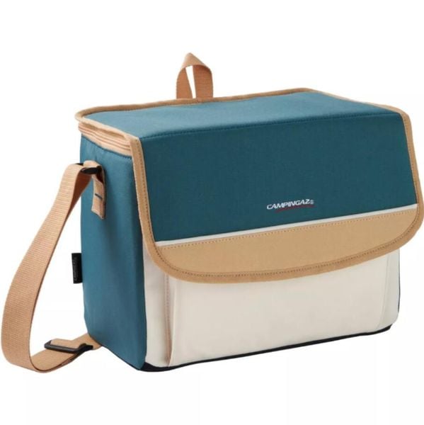 Torba termiczna FOLD'N COOL 10L. Brązowe torby na ramię męskie Campingaz, z materiału, na ramię. Za 93.99 zł.