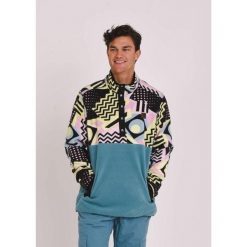 Ocaleni przez dzwon polarowy turkusowy. Czerwone bluzy męskie OOSC, na zimę, bez wzorów, z polaru, sportowe, bez ramiączek, bez kaptura. Za 367.99 zł.