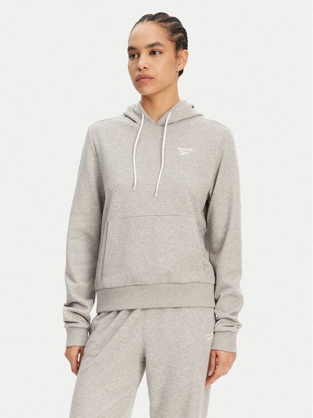 Reebok Bluza 100075635 207754 Szary Regular Fit. Szare bluzy damskie Reebok, s, bez wzorów, z bawełny, bez ramiączek, bez kaptura. Za 119.99 zł.