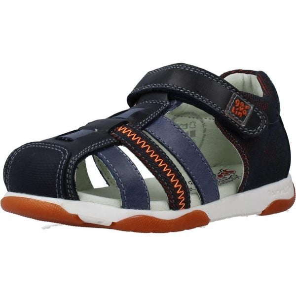 Sandały GARVALIN 202333 Niebieski. Niebieskie sandały damskie Garvalin, na lato, bez wzorów, ze skóry, bez zapięcia. Za 111.99 zł.