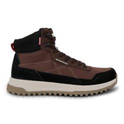 Buty trekkingowe Regatta Mayfield. Brązowe buty zimowe męskie Regatta, bez wzorów, bez obcasa, bez zapięcia. W wyprzedaży za 279.99 zł.