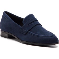 Półbuty VAGABOND - Frances 4706-140-64 Dk Blue. Niebieskie półbuty damskie Vagabond, bez wzorów, ze skóry, bez obcasa, na płaskiej podeszwie, bez zapięcia. W wyprzedaży za 249.00 zł.