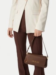 LOVE MOSCHINO Torebka JC4058PP1PLO0300 Brązowy. Brązowe listonoszki damskie Love Moschino, bez wzorów, ze skóry, bez dodatków. Za 749.99 zł.