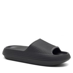 Klapki MEXX. Czarne klapki damskie Mexx, bez wzorów, bez obcasa, bez zapięcia. Za 69.99 zł.