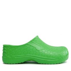 Klapki Dry Walker. Zielone klapki damskie Dry Walker, bez wzorów, bez obcasa, bez zapięcia. Za 59.99 zł.