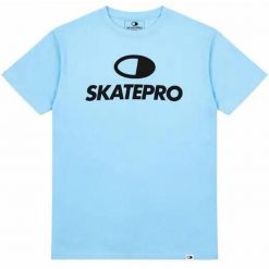Odzież T-shirts unisex SkatePro Koszulka - 12-14 - Sky Blue. Niebieskia bluzki damskie SKATEPRO, bez wzorów, z materiału, sportowe, bez kołnierzyka, bez ramiączek. Za 119.99 zł.
