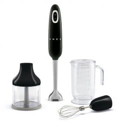 Blender immersyjny Smeg HBF03BLEU (101121) 700W Czarny, Stal nierdzewna. Czarne blendery Smeg. Za 528.99 zł.