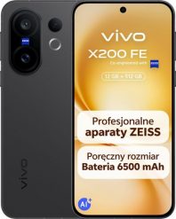 Smartfon Vivo X200 FE 5G 12/512GB Czarny (5670271). Czarne smartfony VIVO. Za 2,870.00 zł.