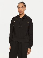 Gaudi Bluza 421BD64003 Czarny Regular Fit. Czarne bluzy damskie Gaudi, xl, bez wzorów, z syntetyku, bez ramiączek, bez kaptura. Za 249.99 zł.
