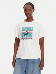 Liu Jo T-Shirt WA5342 JS923 M9505 Biały Regular Fit. Białe t-shirty damskie Liu Jo, m, bez wzorów, z bawełny, bez kołnierzyka, bez ramiączek. Za 239.99 zł.