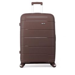 Walizka średnia Semi Line. Brązowe walizki damskie Semi-line, bez wzorów, średnie. Za 219.99 zł.