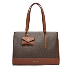 Torebka Nine West. Brązowe shopperki damskie Nine West, bez wzorów, bez dodatków. Za 289.99 zł.