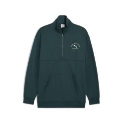 Męski sweter PUMA Class z zamkiem 1/2 PUMA Green Terrain. Zielone swetry męskie Puma, m, bez wzorów, sportowe, bez kołnierzyka, bez ramiączek. Za 279.00 zł.