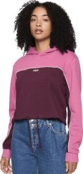 Fila Bluza damska Fila Laagna różowo-bordowa FAW0907 43200 M. Czerwone bluzy damskie Fila, m, bez wzorów, bez ramiączek, bez kaptura. Za 225.85 zł.
