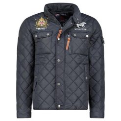 Kurtka męska Geographical Norway BELIFICIO MEN 001 NAVY (WY4492H/GN-MARINE). Niebieskie kurtki męskie Geographical Norway, m, bez wzorów, z materiału, marine. Za 209.00 zł.