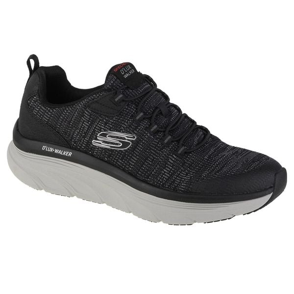 Buty sportowe Sneakersy męskie, D'Lux Walker-Pensive. Szare buty sportowe męskie Skechers, bez wzorów, z materiału, bez zapięcia, trekkingowe. Za 299.99 zł.