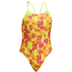 Funkita strój kąpielowy Little Dotty junior. Brązowe stroje kąpielowe damskie Funkita, bez wzorów. Za 199.00 zł.