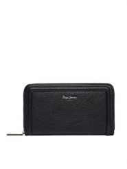 Pepe Jeans Portfel Code Wallet PL0700001 Czarny. Czarne portfele damskie Pepe Jeans, z jeansu. Za 229.99 zł.