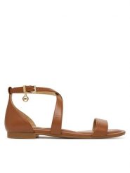 MICHAEL Michael Kors Sandały Alexa Flex 40S6AXFS1L Brązowy. Brązowe sandały damskie MICHAEL Michael Kors, bez wzorów, ze skóry, bez obcasa, na płaskiej podeszwie, bez zapięcia. Za 589.99 zł.