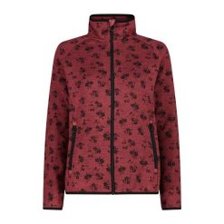 Kurtka polarowa damska z zamkiem CMP. Czerwone kurtki sportowe damskie CMP, bez wzorów, z polaru, bez ramiączek, bez kaptura, trekkingowe. Za 323.50 zł.