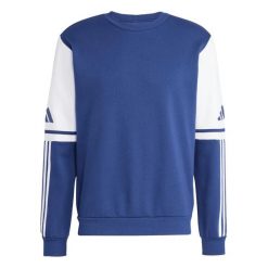 Bluza męska adidas Squadra 25 Sweat Crew. Białe bluzy sportowe męskie Adidas, m, bez wzorów, z bawełny, bez kaptura. Za 148.00 zł.